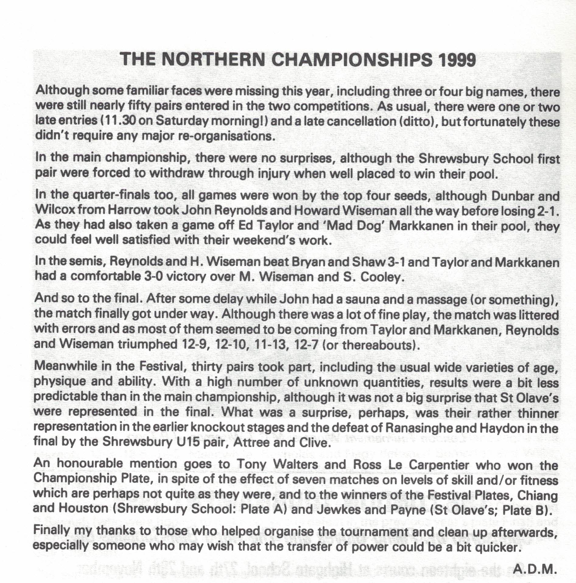 northern 1999