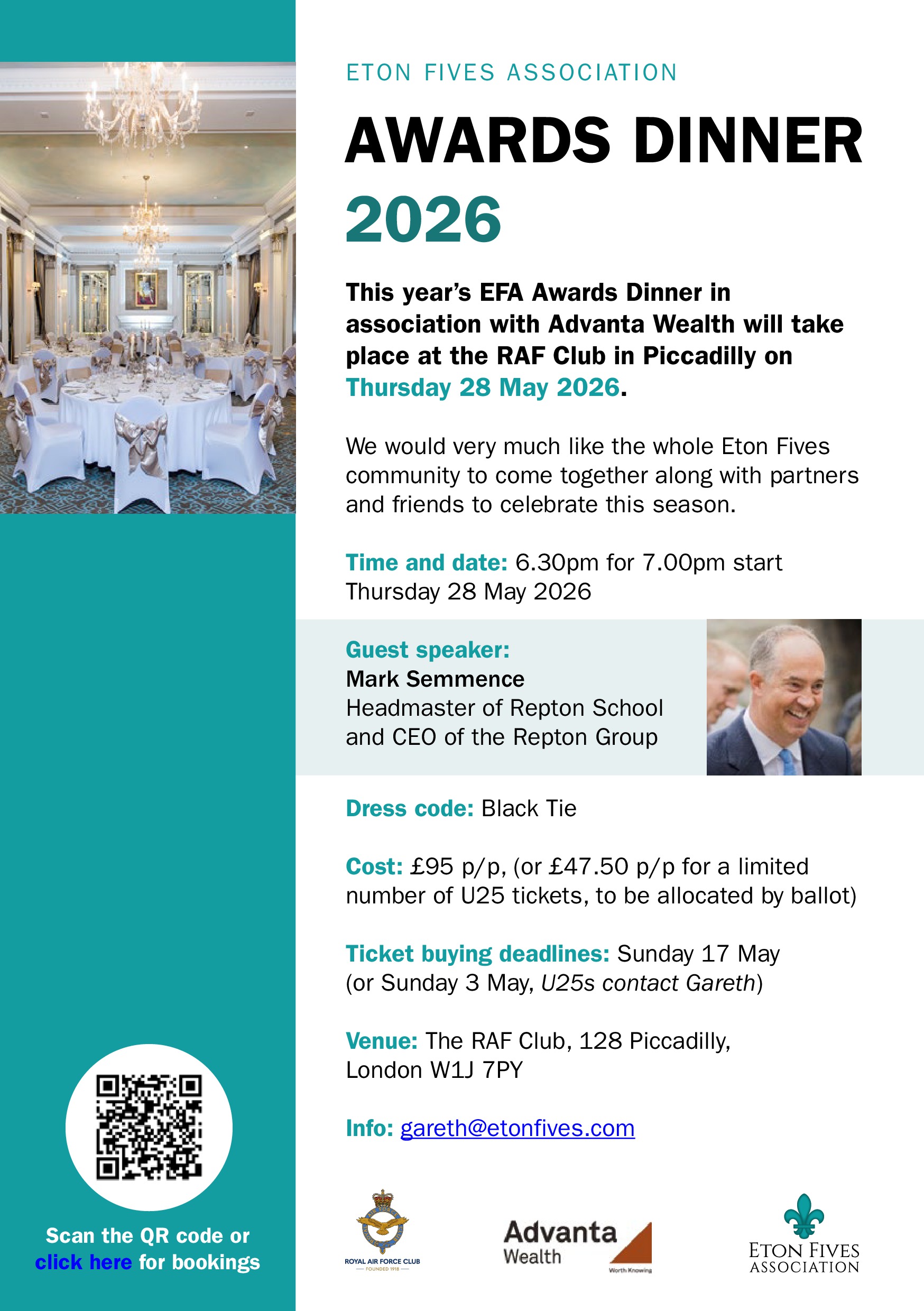 efa awards dinner invitation 2026